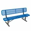 6' Bench W/ Back - Portable Diamond
