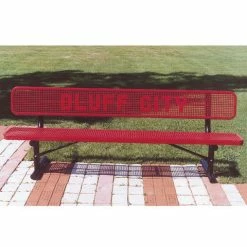 6' Custom Lettered Bench - Surface Mount