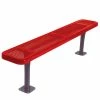 6' Park Bench W/o Back-Surf. Mnt Perf.
