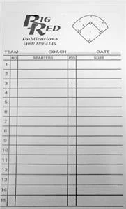 BLAZERMFG BLAZER HTSA LINE UP CARDS - EACH