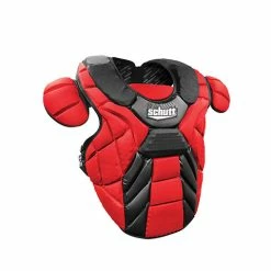 Schutt Scorpion Chest Prot. 15" - Bk/Scarlet